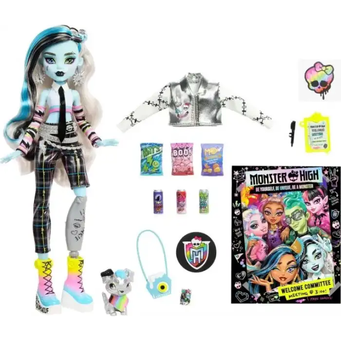 Monster High Frankie Stein Hoş Geldiniz Komitesi Bebeği