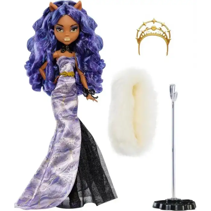 Monster High Howliday Kış Sürümü Clawdeen Wolf Bebek