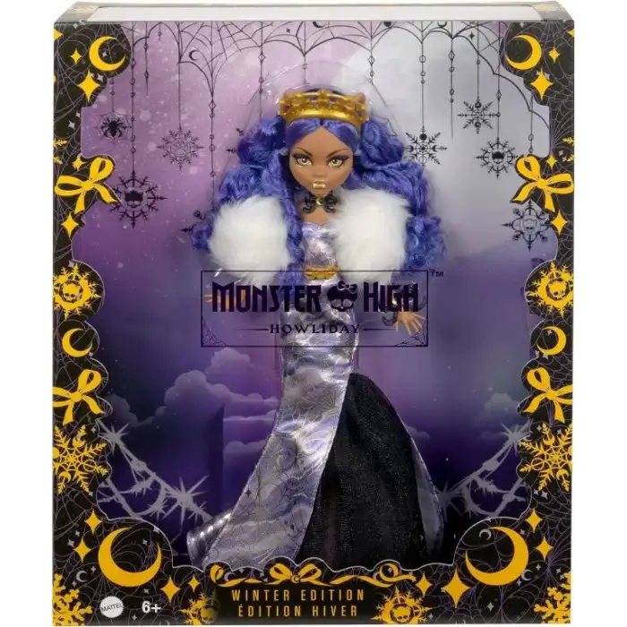 Monster High Howliday Kış Sürümü Clawdeen Wolf Bebek
