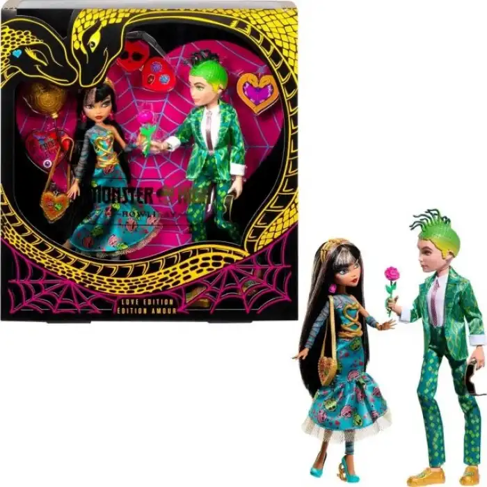 Monster High Howliday Love Edition Cleo De Nile & Deuce Gorgon Oyuncak Bebek