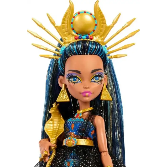 Monster High Monster Ball Bebek Parti Elbiseli Cleo De Nile HNF70