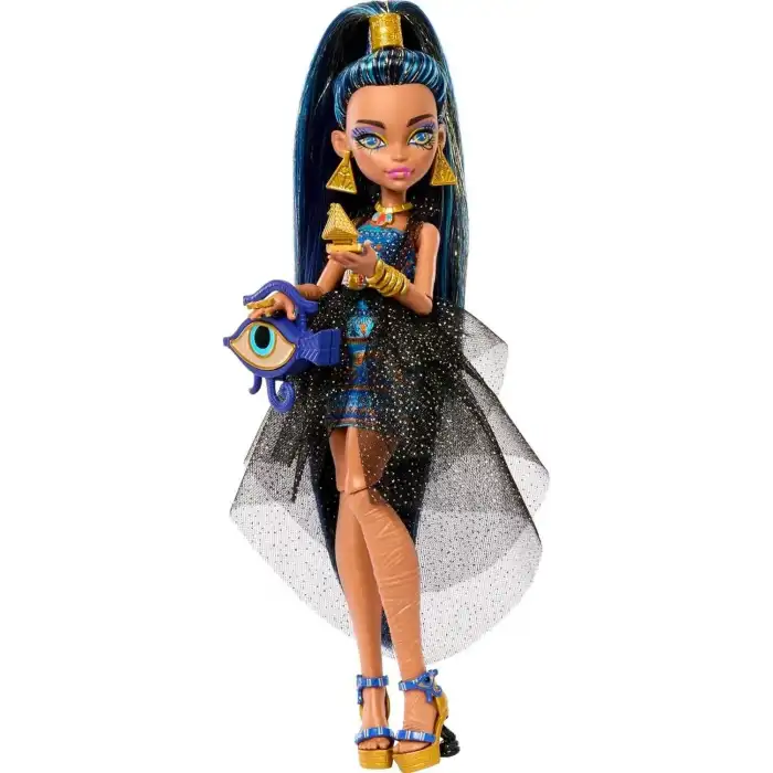 Monster High Monster Ball Bebek Parti Elbiseli Cleo De Nile HNF70