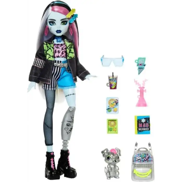 Monster High - Siyah Ceketli Frankie Stein HXH73