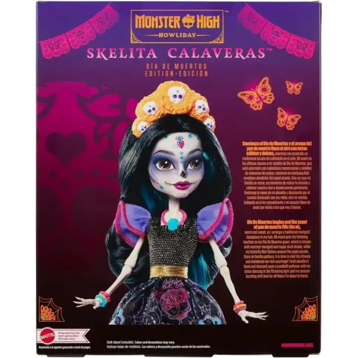 Monster High Skelita Calaveras Dia De Muertos Oyuncak Bebek