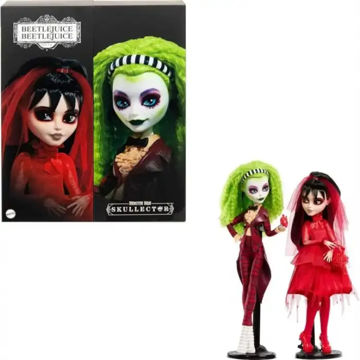 Monster High Skullector Betelgeuse ve Lydia Deetz Bebekleri