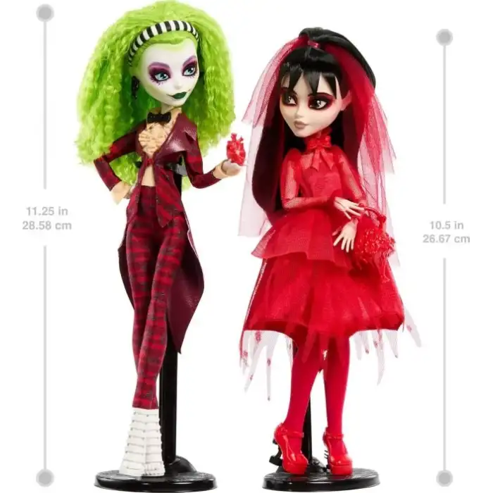 Monster High Skullector Betelgeuse ve Lydia Deetz Bebekleri