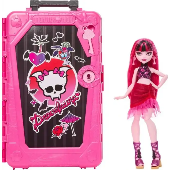 Monster High Skulltimate Secrets Draculaura Bebek ve Aksesuar Seti JDR50