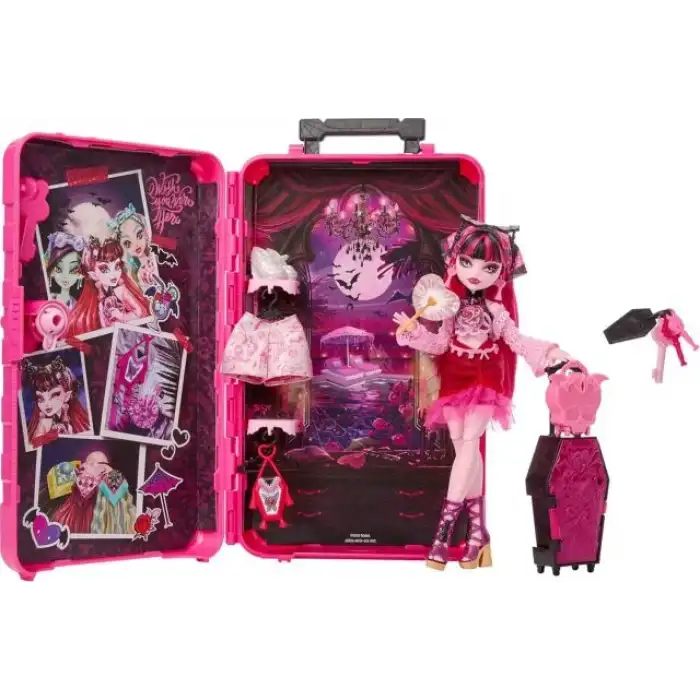 Monster High Skulltimate Secrets Draculaura Bebek ve Aksesuar Seti JDR50