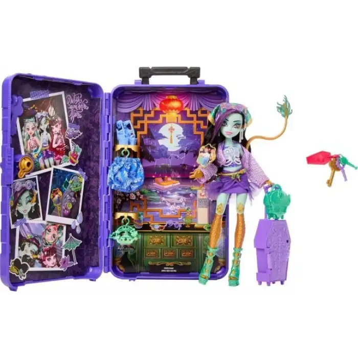 Monster High Skulltimate Secrets Jinafire Long Bebek ve Aksesuar Seti JDR52