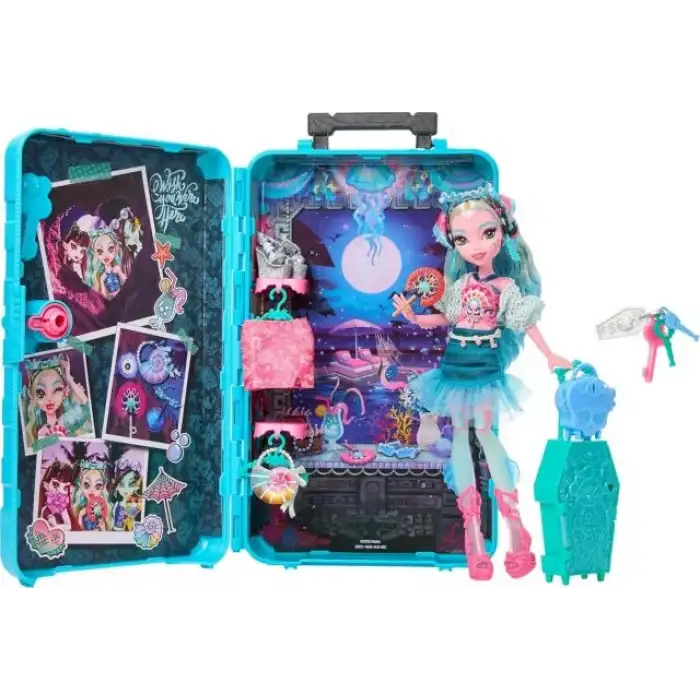 Monster High Skulltimate Secrets Lagoona Blue Bebek ve Aksesuar Seti JDR51