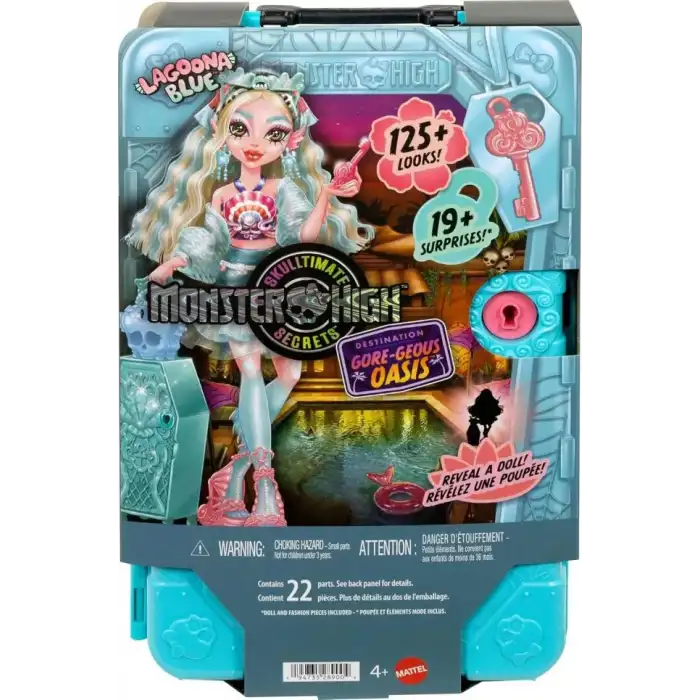Monster High Skulltimate Secrets Lagoona Blue Bebek ve Aksesuar Seti JDR51
