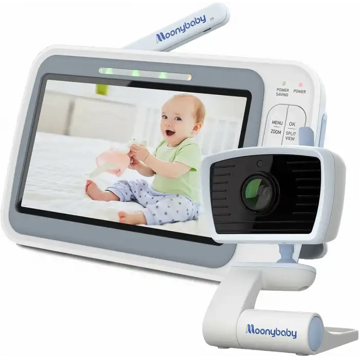 Moonybaby 5 HD Düşük EMF Kablosuz Bebek Monitörü, Kameralı ve Sesli