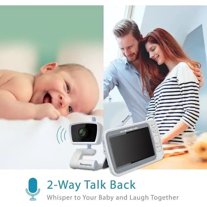 Moonybaby 5 HD Düşük EMFsiz 2 Kameralı Bebek Monitörü