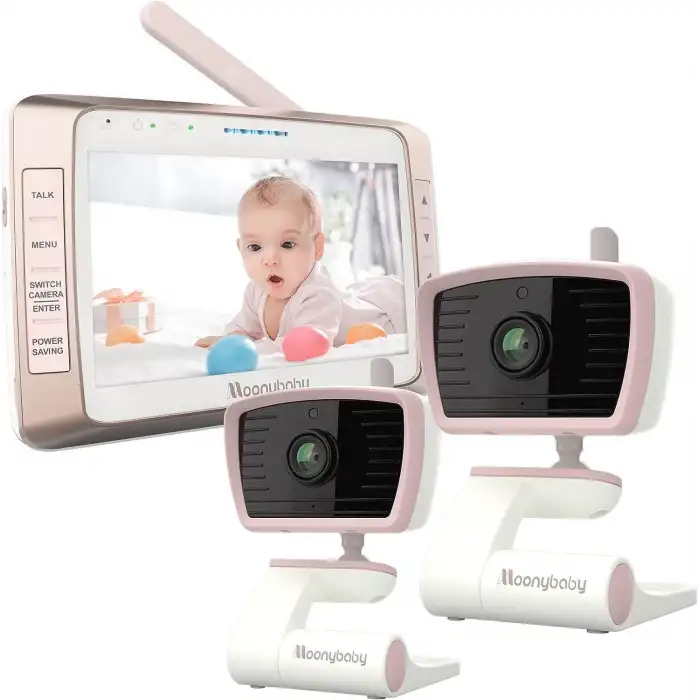 Moonybaby 5 Uzun Menzilli 2 Kameralı Bebek Monitörü, WiFi Gerekmez