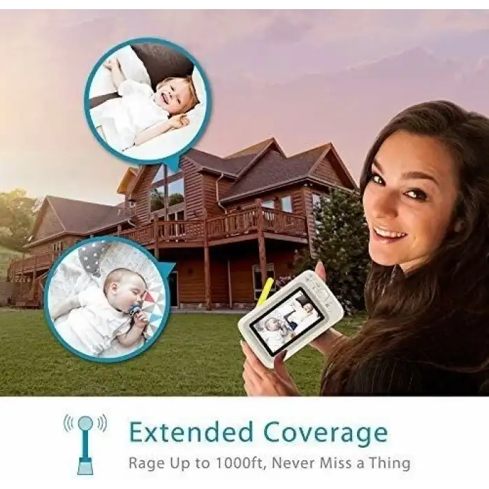 Moonybaby Split 30 2 Kameralı ve Sesli Bebek Monitörü