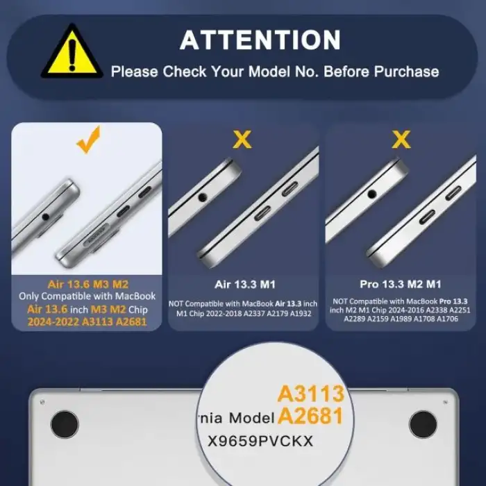 MOSISO MacBook Air 13 inç ile Uyumlu Kılıf