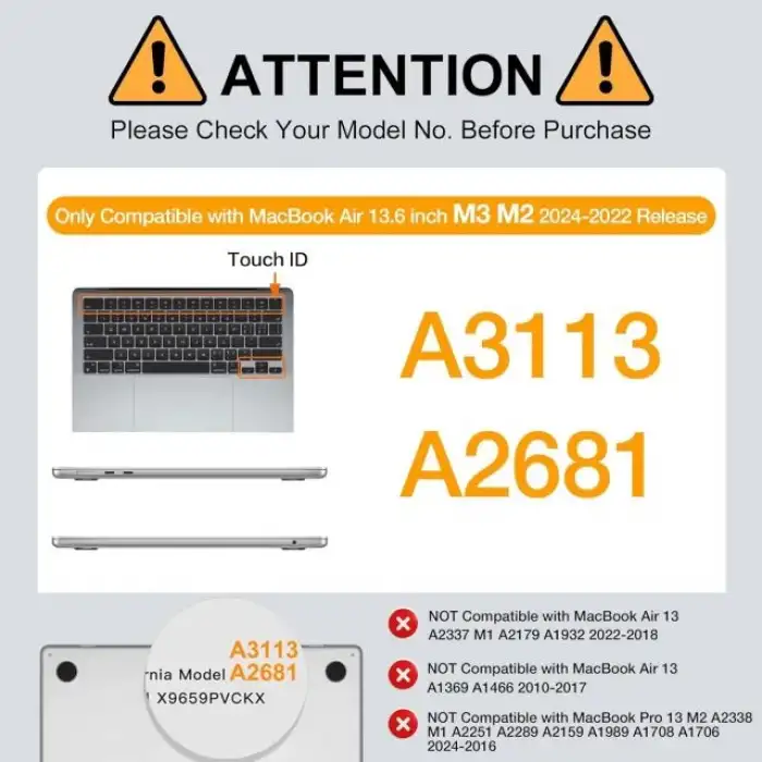 MOSISO MacBook Air 13 inç ile Uyumlu Kılıf