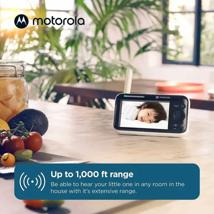 Motorola PIP1610 HD - 5 Inc Motorlu Video Bebek Monitörü, 1 Kamera