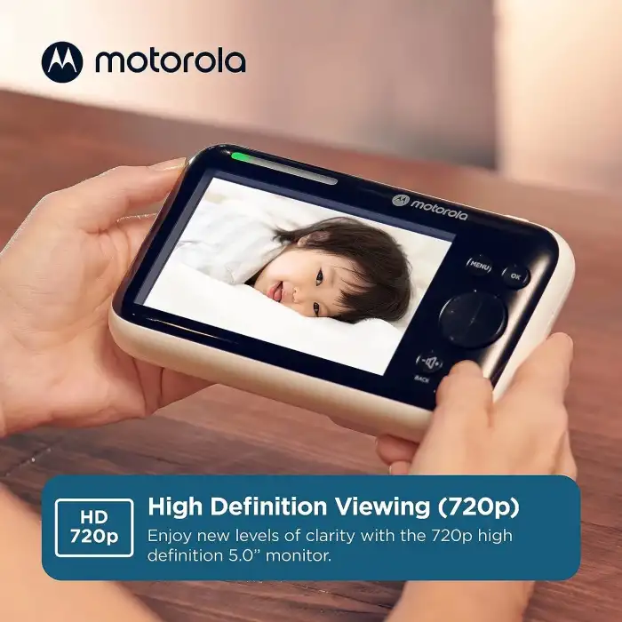 Motorola PIP1610 HD - 5 Inc Motorlu Video Bebek Monitörü, 1 Kamera