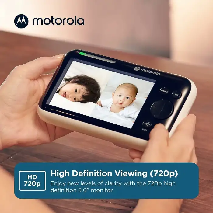 Motorola PIP1610 HD - 5 Inc Motorlu Video Bebek Monitörü, 2 Kamera