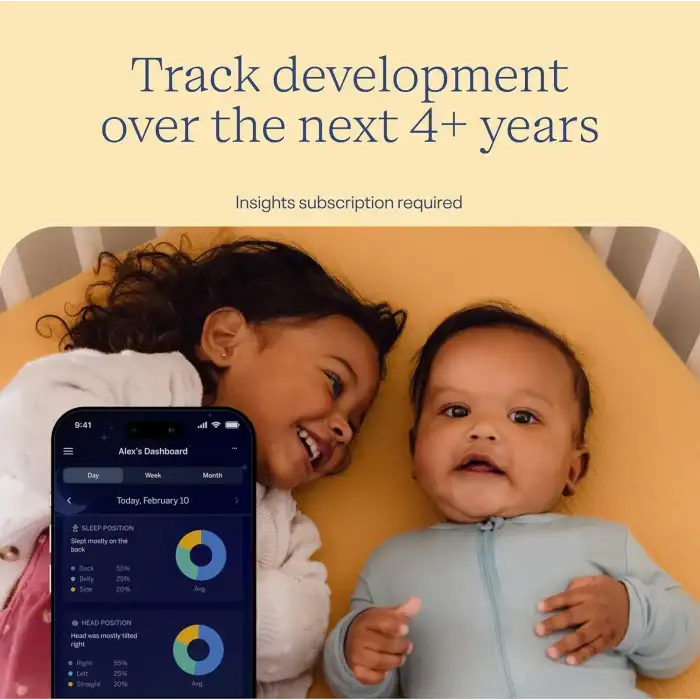 Nanit Essentials Akıllı Bebek Monitörü - Zemin Standlı - 1080p HD Wi-Fi Kamera