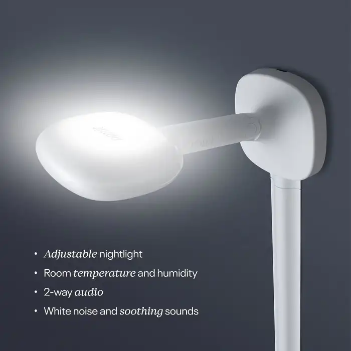 Nanit Pro Akıllı Bebek Monitörü ve Duvar Montajı Wi-Fi HD Kamera