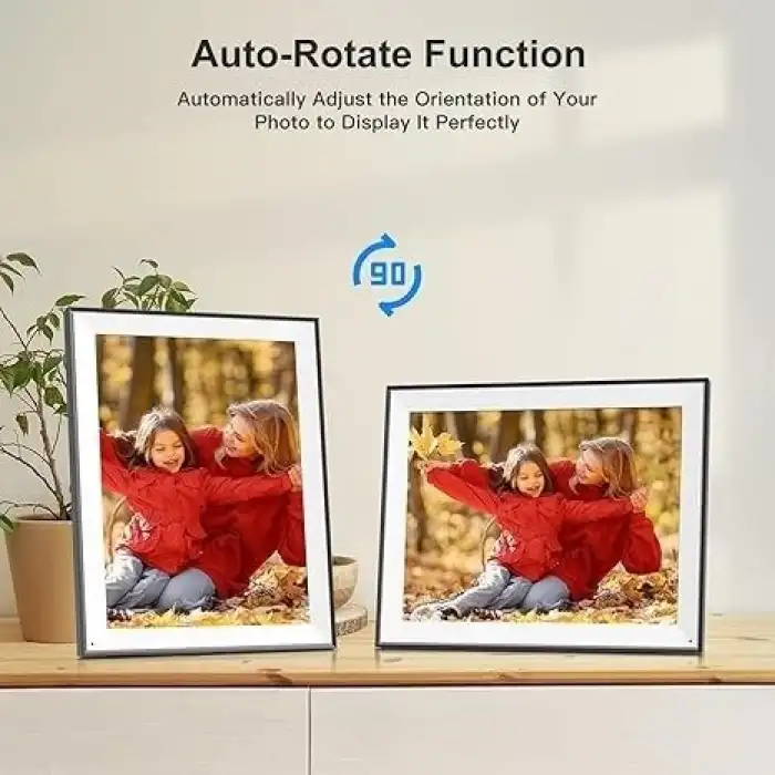 Nethgrow Büyük Dijital Resim Çerçevesi 17 Inc Wifi 32GB 1280x960 IPS Ekran