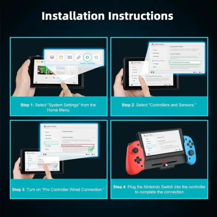 NexiGo Hall Effect Gripcon Kickstand ve TV Bağlantısı için HDMI Çıkışı
