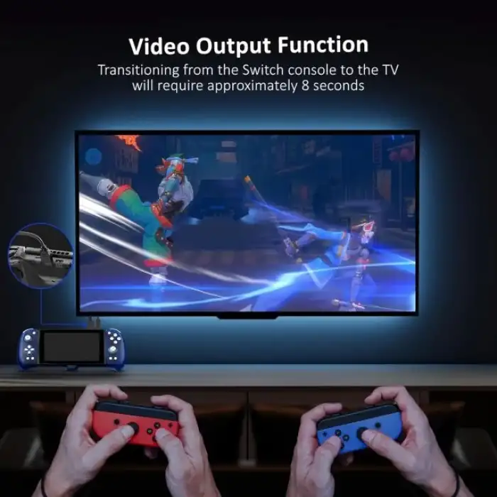 NexiGo Hall Effect Gripcon Kickstand ve TV Bağlantısı için HDMI Çıkışı