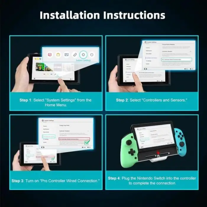 NexiGo Hall Effect Gripcon Kickstand ve TV Bağlantısı için HDMI Çıkışı