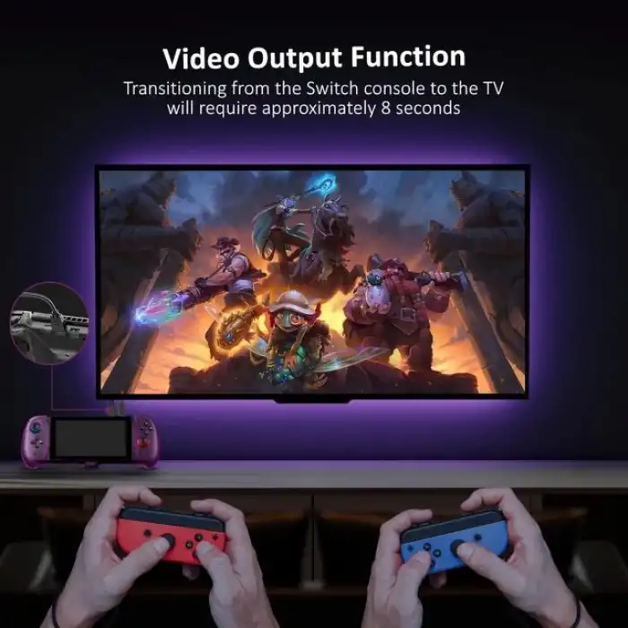 NexiGo Hall Effect Gripcon Kickstand ve TV Bağlantısı için HDMI Çıkışı