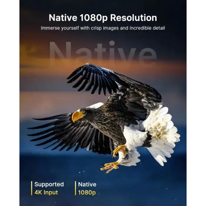 NexiGo PJ40 Ultra Dış Mekan Netflix Projektörü, 800 ANSI Lümen