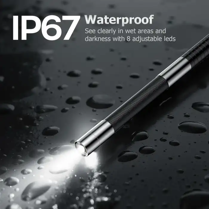 NIDAGE İki Yönlü Eklemli Endüstriyel Endoskop - 5.5mm - 1.3m Kablo