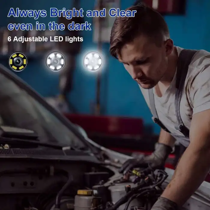 NIDAGE WiFi 5.5mm 1080P HD Boroskop Muayene Kamerası - 10m