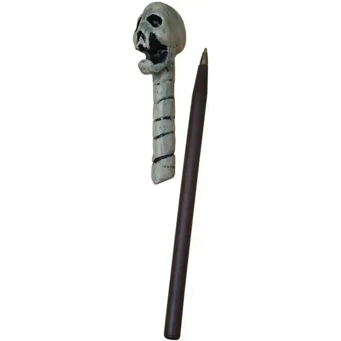 Noble Collection Death Eater Skull Değnek Kalem ve Kitap Ayracı