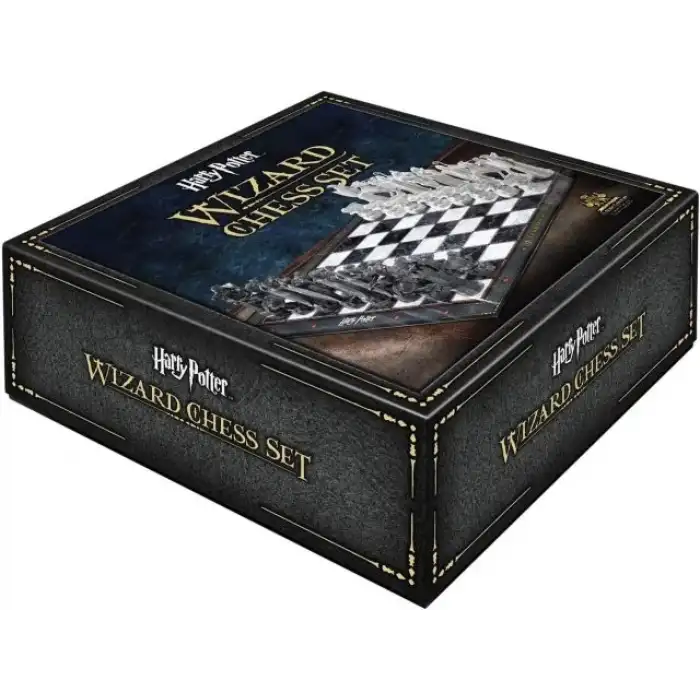 Noble Collection Harry Potter Wizards Satranç Seti - Siyah/Beyaz
