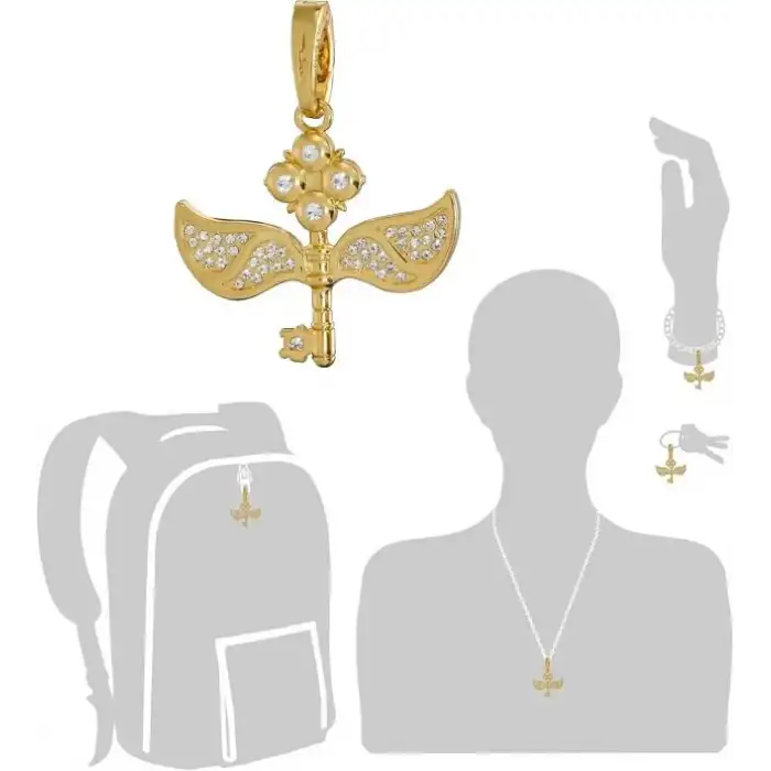 Noble Collection Lumos Harry Potter Charm No. 12 Kanatlı Anahtar