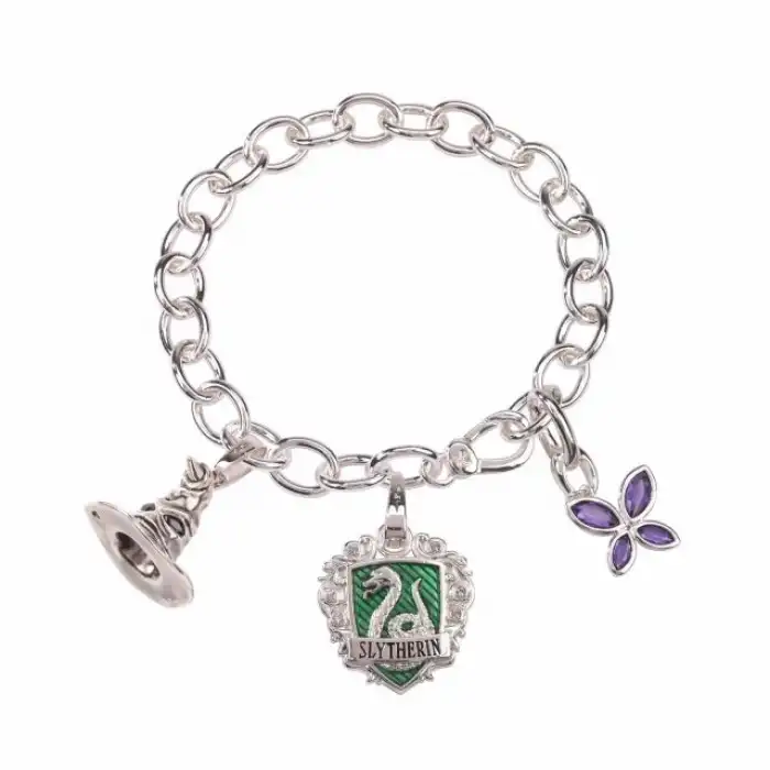 Noble Collection Lumos Harry Potter Slytherin Charm Bileklik