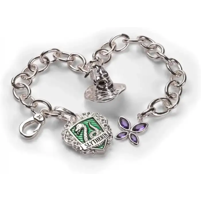 Noble Collection Lumos Harry Potter Slytherin Charm Bileklik