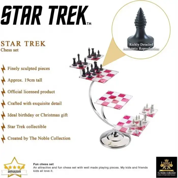Noble Collection Star Trek Üç Boyutlu Satranç Takımı