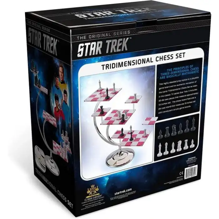 Noble Collection Star Trek Üç Boyutlu Satranç Takımı