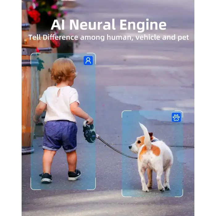 Noorio B311 AI 2K+ Kablosuz Güvenlik Kamerası İç Mekan/Dış Mekan