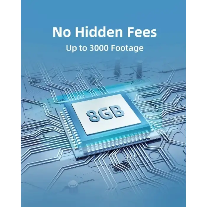 Noorio Ev Güvenliği Kablosuz Güvenlik Kamerası için Alarm Sistemi