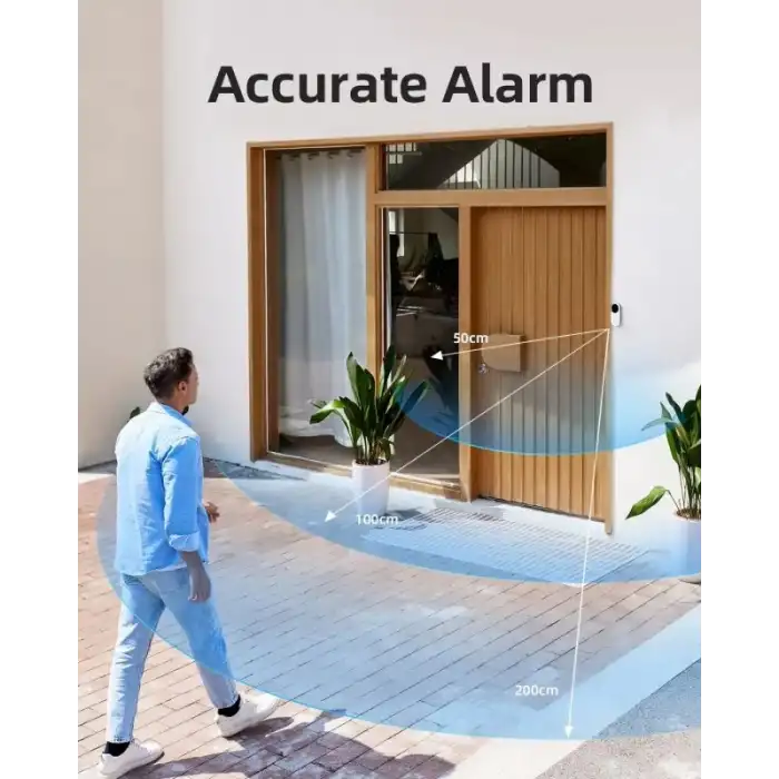 Noorio Ev Güvenlik Sistemi Görüntülü Kapı Zili D110 x1, Kamera B200 x2