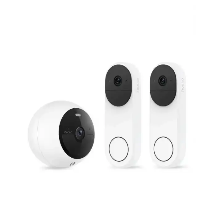 Noorio Ev Güvenlik Sistemi Görüntülü Kapı Zili x2 Smart Hub x1