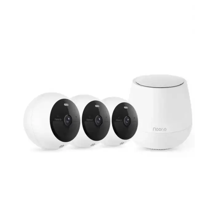 Noorio Ev Güvenlik Sistemi Smart Hub x1, B211 Kamera x3