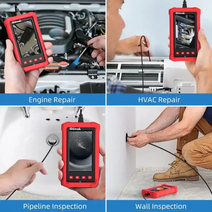 Oiiwak 3.9mm Endüstriyel Endoskop Kamera, 1080P HD - 1.5m Kablo