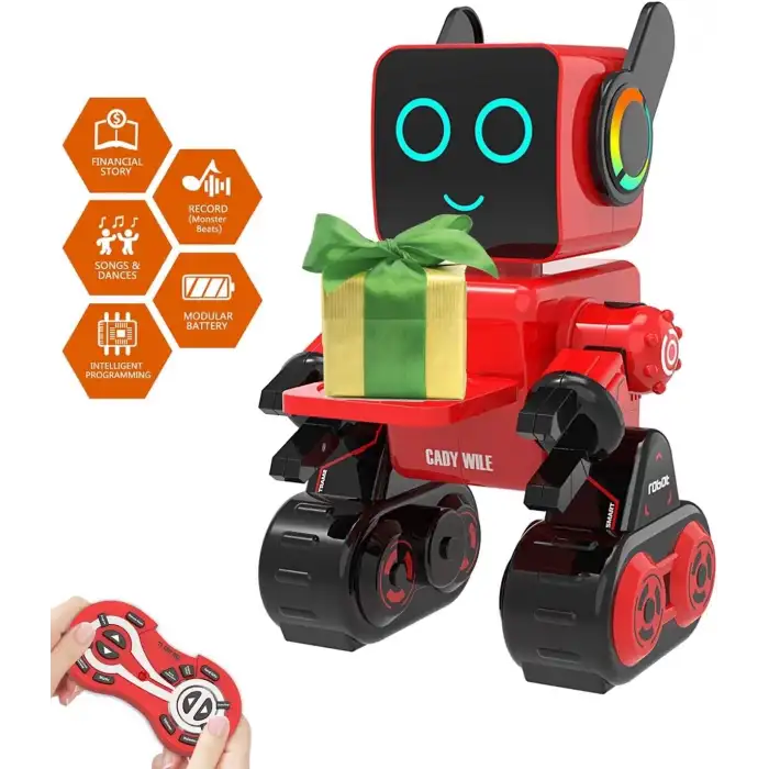 Okk Robot Oyuncak, Dokunmatik ve Ses Kontrolü ile Akıllı RC Robot Kiti