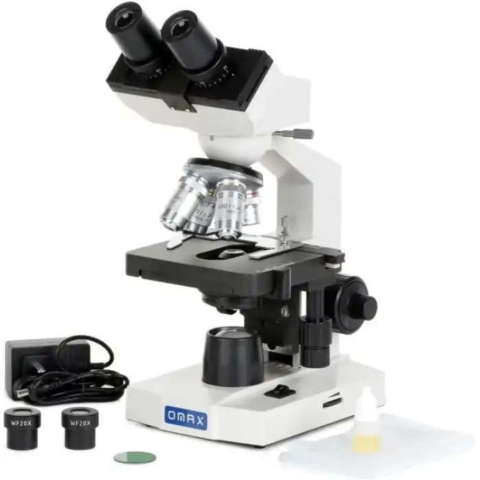 OMAX 40X-2000X LED Binoküler Bileşik Laboratuvar Mikroskobu