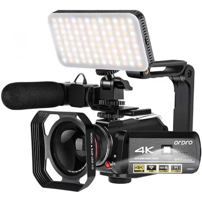 ORDRO AC3 1080P 60FPS IR Gece Görüşü - 4K Kamera Video Kamera